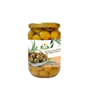 Migros Kırmızı Biber Dolgulu Yeşil Zeytin 161-200 Adet / Kg 720 G