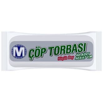 Migros Ekonomik Küçük Boy Çöp Torbası 40 Adet