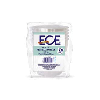 Ece Kristal Bardak 10'lu 180 Cc
