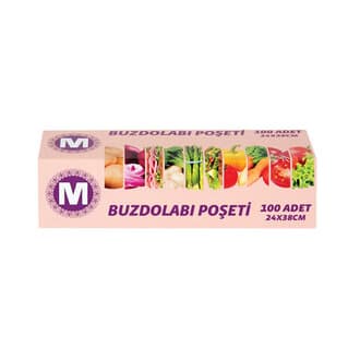 Migros Buzdolabı Poşeti 24X38 Cm 100'lü