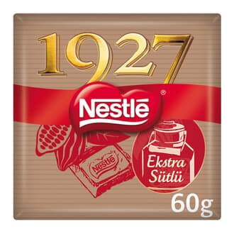 Nestle 1927 Ekstra Sütlü Kare Çikolata 60 G