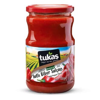 Tukaş Biber Salçası 700 G Cam