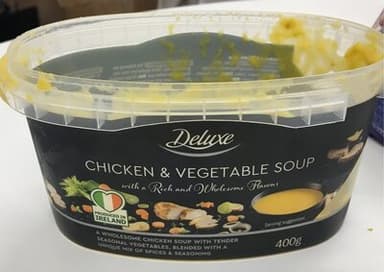 Chicken and vegetable soup