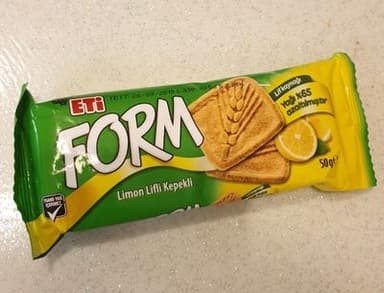 Limon Lifli Kepekli Bisküvi