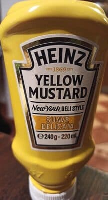 Mostarda Heinz Yellow Top Down 220 ml