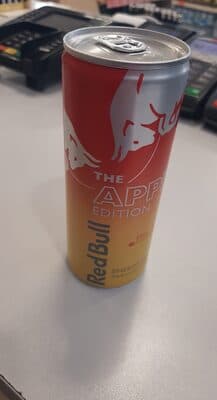 Red bull apple flavor energy drink