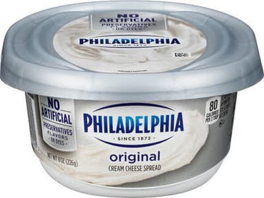 Regular cream cheese tub