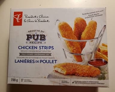 Lanières de poulet