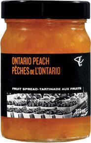 Ontario peach fruit spread