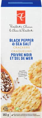 Black Pepper & Sea Salt Crackers