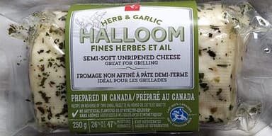 Herb & Garlic Halloom Semi-Soft Unripened Cheese