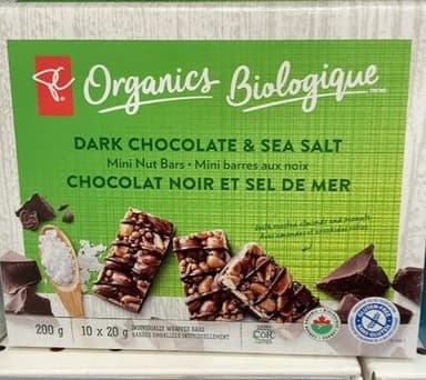 Dark chocolate & sea salt mini nut bar