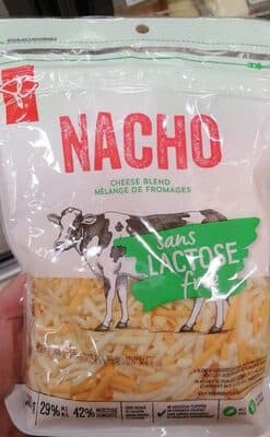 Mélange de fromage Nacho sans lactose