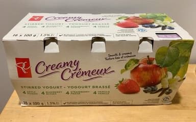 Yogourt brassé crémeux