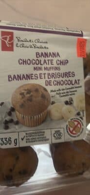 BANANA CHOCOLATE CHIP MINI MUFFINS