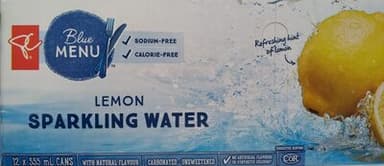 Lemon sparkling water