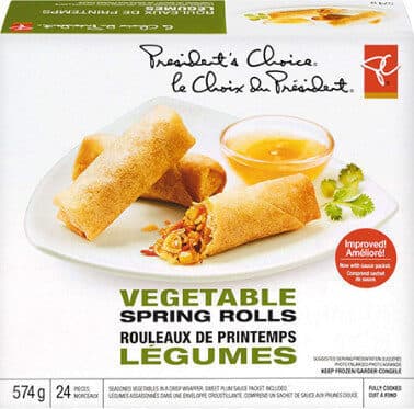 VEGETABLE SPRING ROLLS