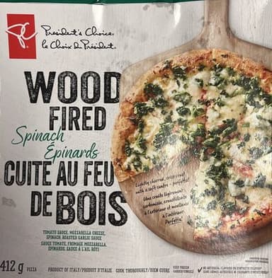 PC Wood Fired Spinach Pizza