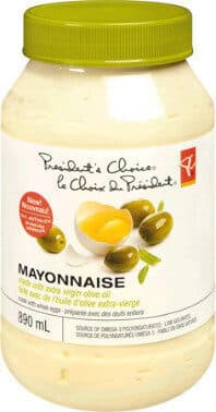 Mayonnaise made with extra virgin olive oil