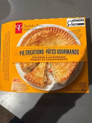 Pie Creations Chicken & Mushroom