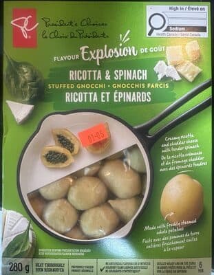 Ricotta & Spinach Stuffed Gnocchi