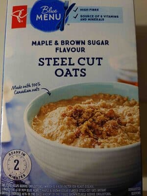 Steel Cut Oats Maple & Brown Sugar