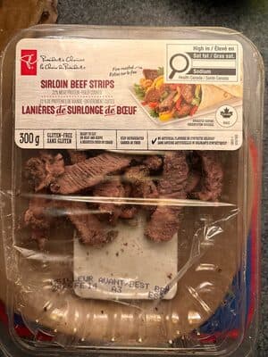 Sirloin Beef Strips