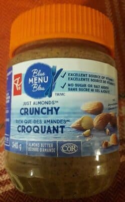 Beurre d'amande - Rien que des amandes croquant