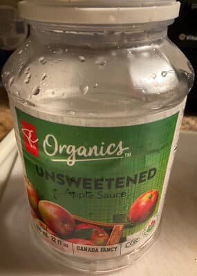 Organic Unsweetened Apple Sauce