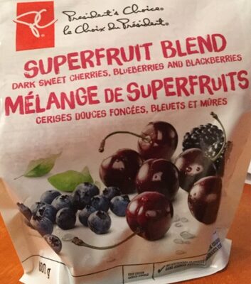 Mélange De Superfruits, Cerises Douces Foncées, Bleuet, Mûres