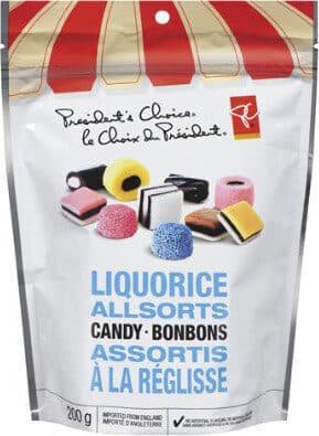Bonbons assortis à la réglisse