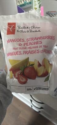 Mangoes, Strawberries & Peaches Fruit Blend