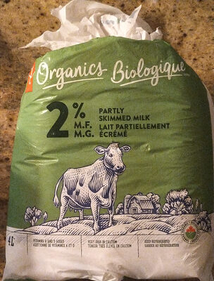 2% M.F. Organic Party Skimmed Milk