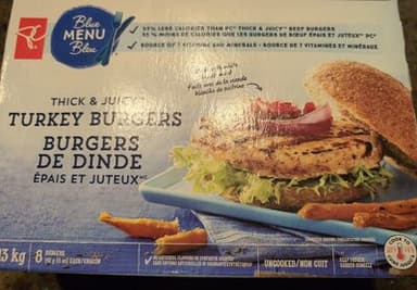 Thick & juicy turkey burgers