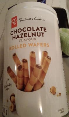 Chocolate Hazelnut Flavour Rolled Wafers