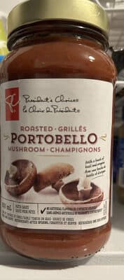 Roasted portobello mushroom pasta sauce