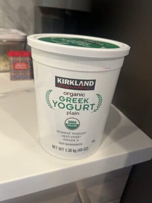 organic GREEK YOGURT plain