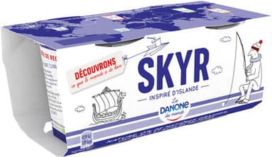 Danone skyr 140 g x 2 nature