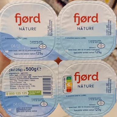 Fjord nature 125 g x 4