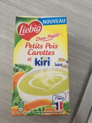 Petits pois carottes et kiri