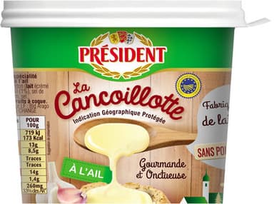 PRESIDENT CANCOILLOTTE AIL 250g