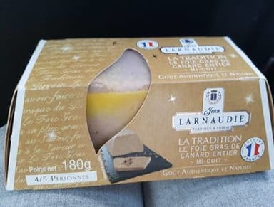 Le foie gras de canard entier mi cuit