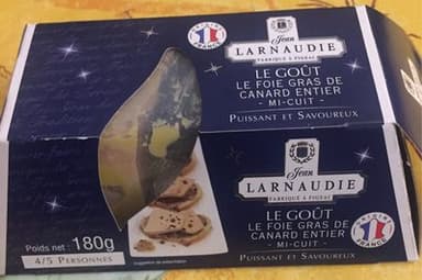 Le foie gras de canard entier -mi cuit-
