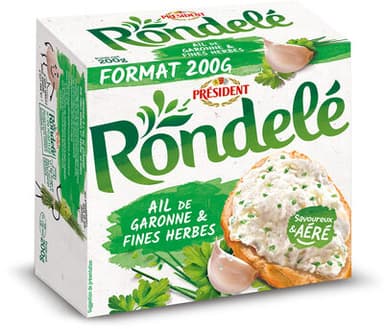 RONDELE AIL DE GARONNE & FINES HERBES MAXI FORMAT 200g