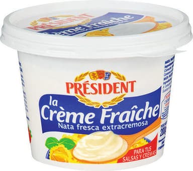 La crème fraiche Nata líquida fresca extracremosa