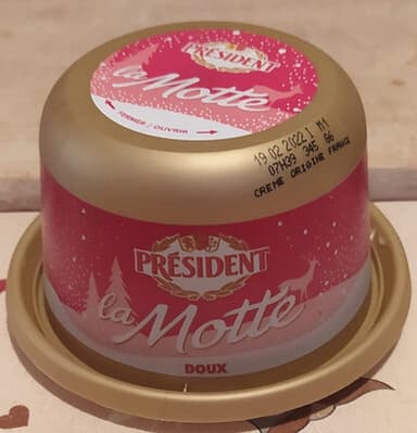La Motte Beurre doux pasteurisé 82 % de mat. gr. eurre doux pasteurisé 82 % de mat. gr.