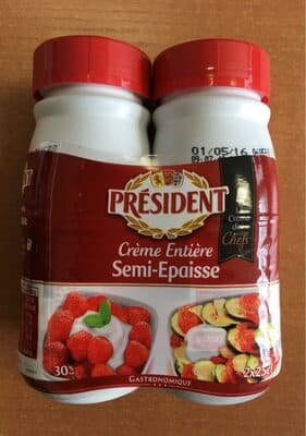Crème Semi -Epaisse Gastronomique