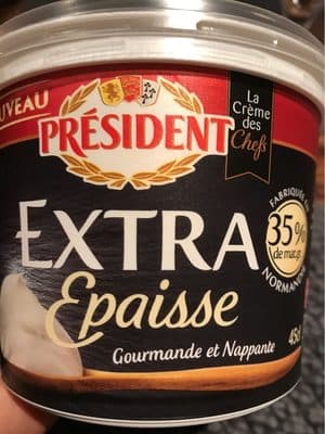 Extra épaisse gourmande et nappante
