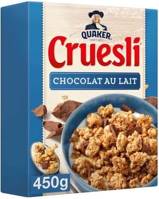 Quaker Cruesli Chocolat au lait