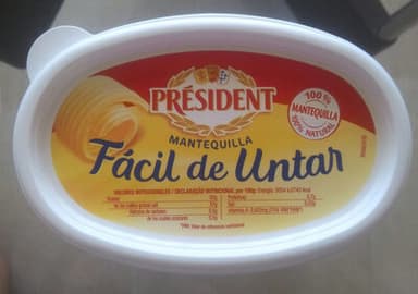 Mantequilla fácil de untar